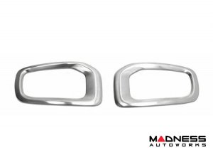 Jeep Renegade Front Fog Light Trim - Brushed Stainless Steel